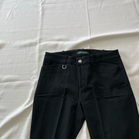 Lauren by Ralph Lauren black cropped pant - Picture 2 of 6